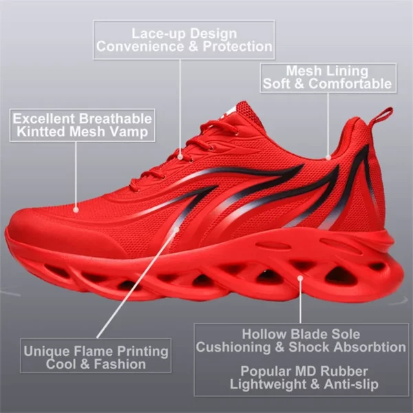 Chaussures de course légères flamme homme – Image 2