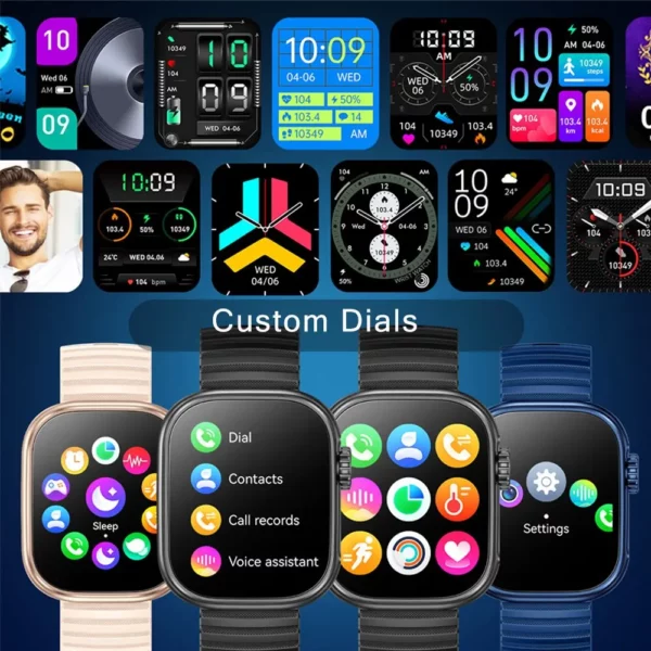 GENBONO-Montre intelligente avec lampe de poche LED – Image 2