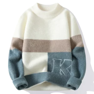 Pulls chauds en laine pour hommes .