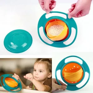Bol Gyroscopique Anti-Déversement 360° pour Enfants