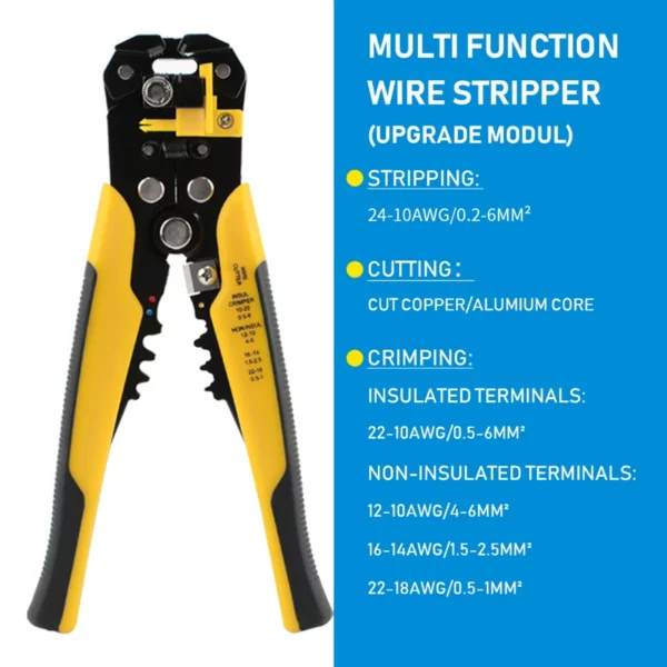 Pince Multifonctionnelle à Dénuder et Sertir Automatique – Image 11