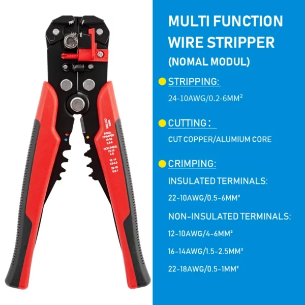 Pince Multifonctionnelle à Dénuder et Sertir Automatique – Image 9