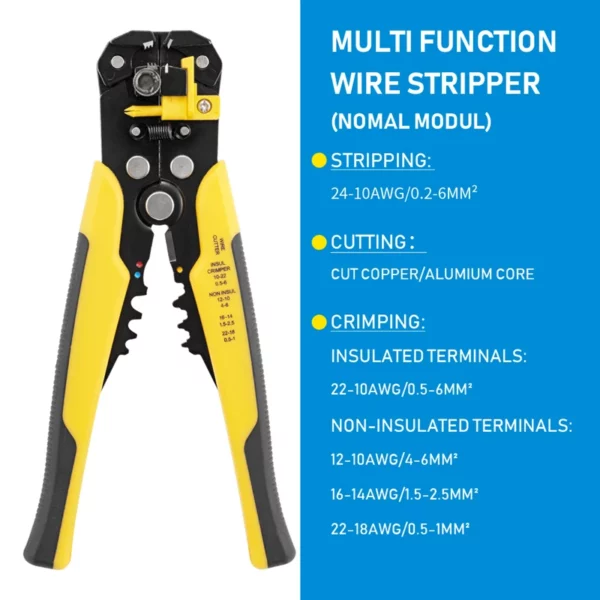 Pince Multifonctionnelle à Dénuder et Sertir Automatique – Image 8
