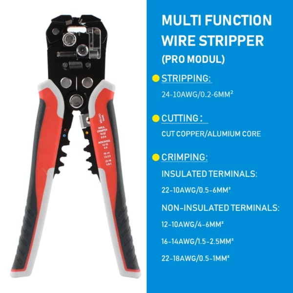 Pince Multifonctionnelle à Dénuder et Sertir Automatique – Image 10