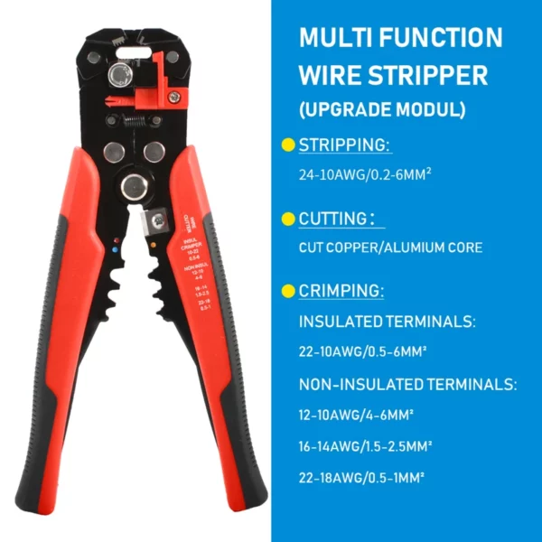 Pince Multifonctionnelle à Dénuder et Sertir Automatique – Image 7