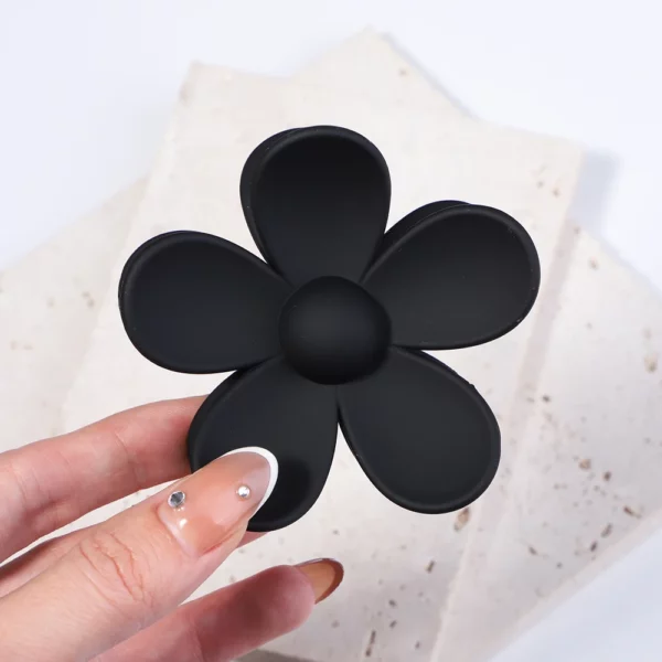 Korea Flower Hair Claw Clip – Image 16