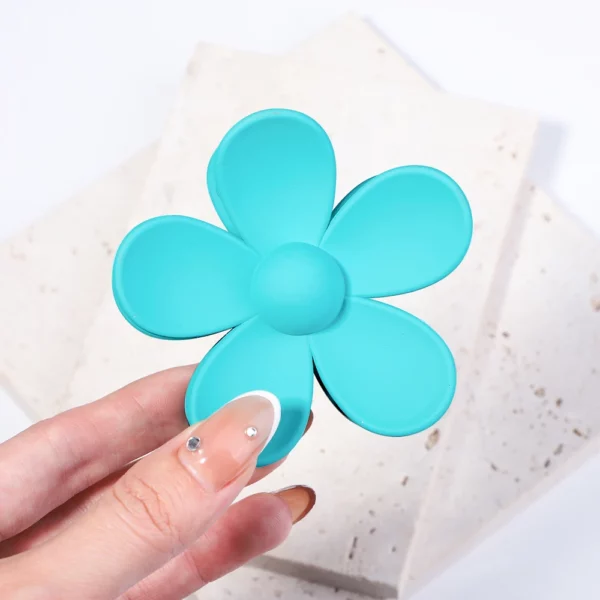 Korea Flower Hair Claw Clip – Image 13