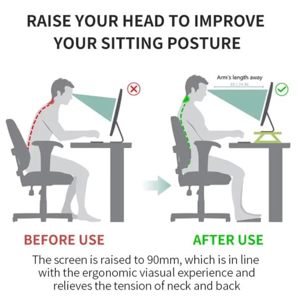 Monitor Stand Riser with USB Hub – Image 5