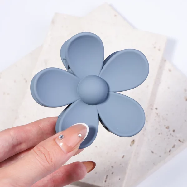 Korea Flower Hair Claw Clip – Image 17