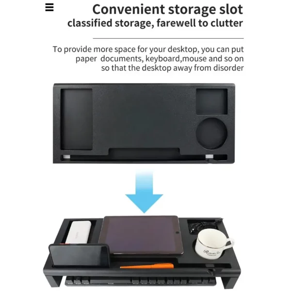 Monitor Stand Riser with USB Hub – Image 3