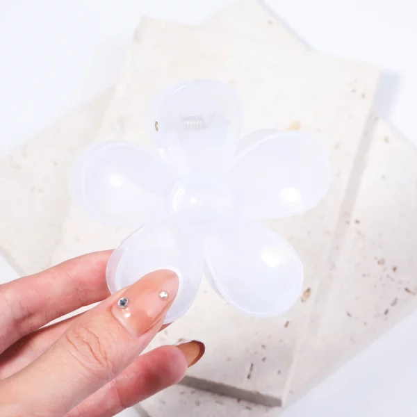 Korea Flower Hair Claw Clip – Image 8
