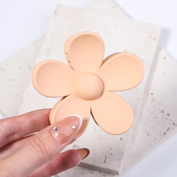Korea Flower Hair Claw Clip – Image 18