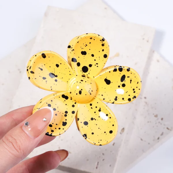 Korea Flower Hair Claw Clip – Image 26