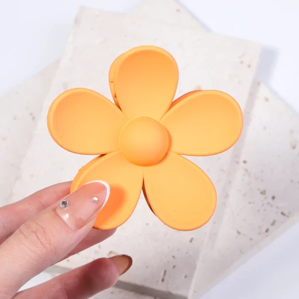 Korea Flower Hair Claw Clip – Image 24