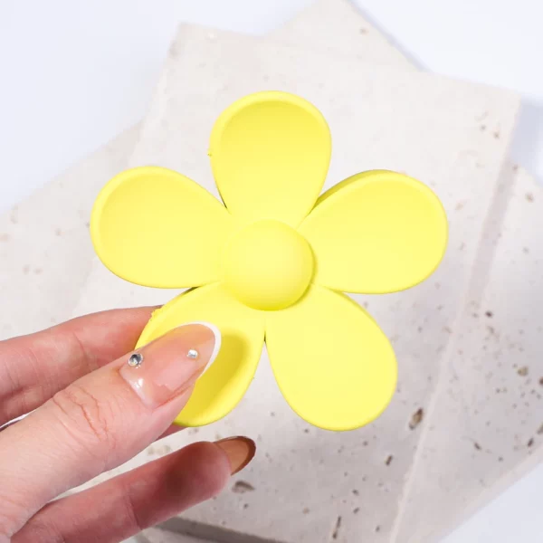 Korea Flower Hair Claw Clip – Image 21