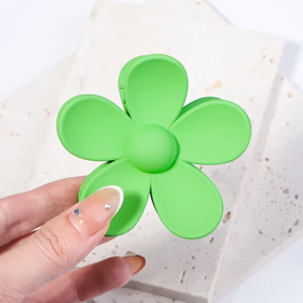 Korea Flower Hair Claw Clip – Image 20