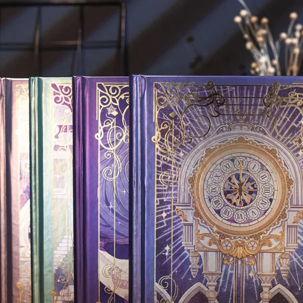 256-Page Retro Magic Castle Notebook – Image 3