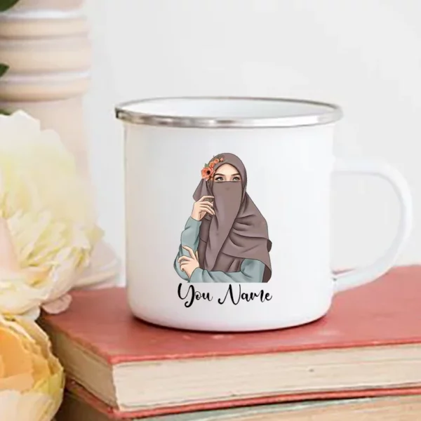 Personalized mug with girl in hijab. - Image 7