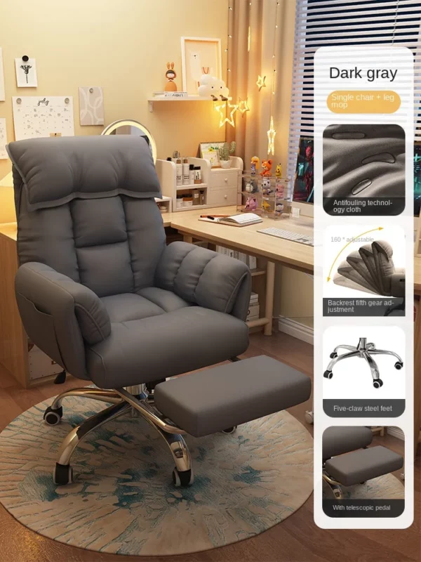 Chaise de bureau ergonomique ajustable. – Image 8