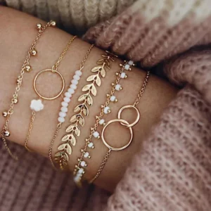 Bracelets à perles pour femmes.
