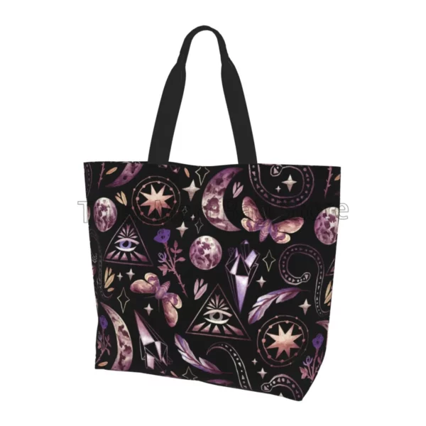 Sac gothique tarot, réutilisable et imperméable.