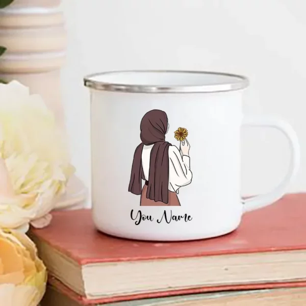 Personalized mug with girl in hijab. - Image 11