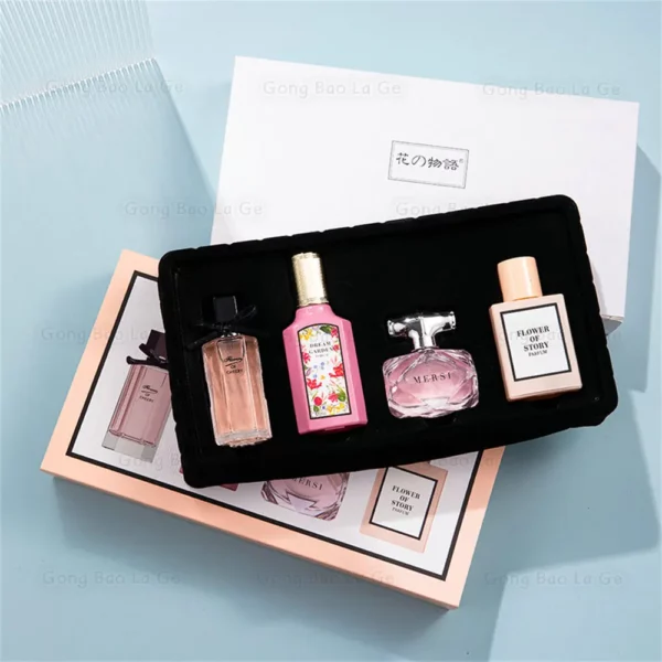 Floral Scent Gift Box - 110ml Perfume Set (4 Pieces)