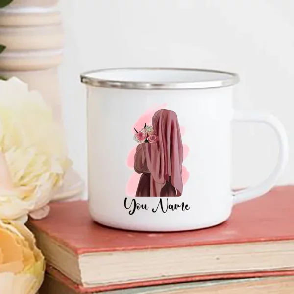 Personalized mug with girl in hijab. - Image 12