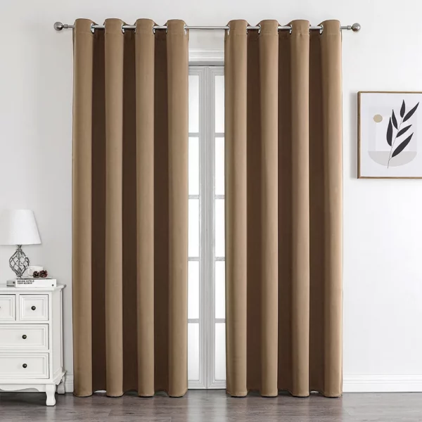 Solid Color Blackout Curtains – Image 20