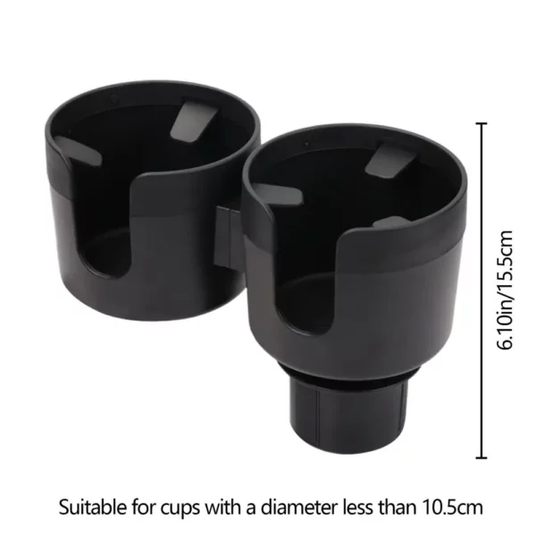 Adaptateur de Porte-Gobelet 2 en 1 pour Voiture – Image 7