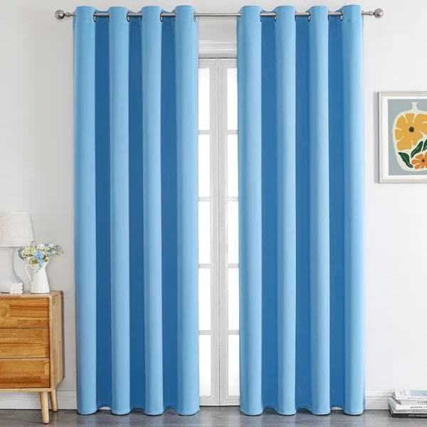 Solid Color Blackout Curtains – Image 15