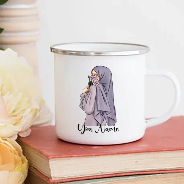 Personalized mug with girl in hijab. - Image 8