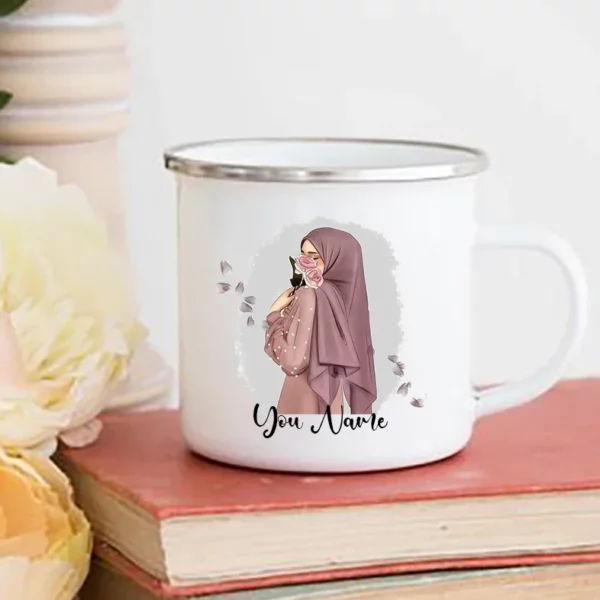 Personalized mug with girl in hijab. - Image 16