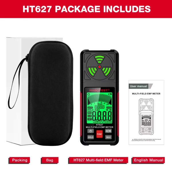 Portable Electromagnetic Radiation Detector – Image 7