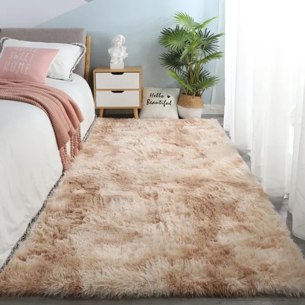 Gray Plush Carpet for Living Room – Image 11