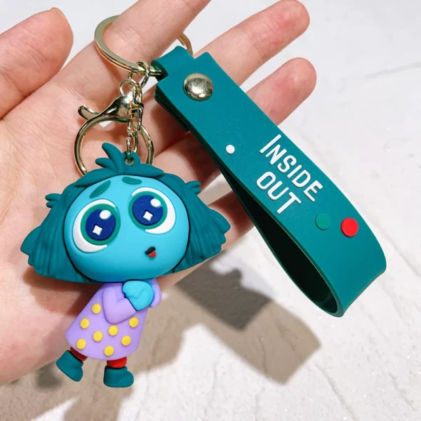 Inside Out Cartoon Character Keychain – Image 7
