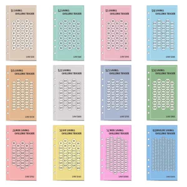Envelopes pour défi d'épargne budgétaire – Image 8