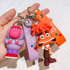 Inside Out Cartoon Character Keychain