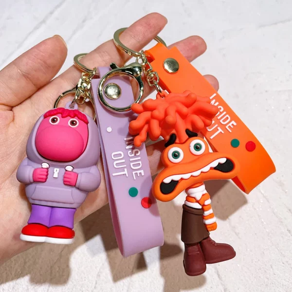 Inside Out Cartoon Character Keychain