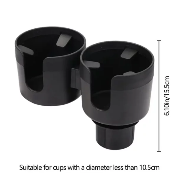 Adaptateur de Porte-Gobelet 2 en 1 pour Voiture – Image 6