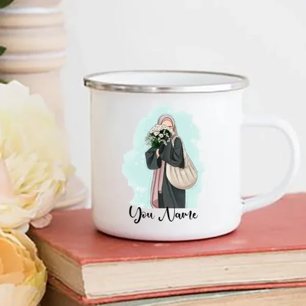 Personalized mug with girl in hijab. - Image 9