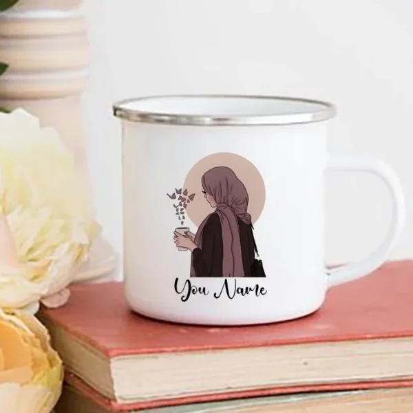 Personalized mug with girl in hijab. - Image 18