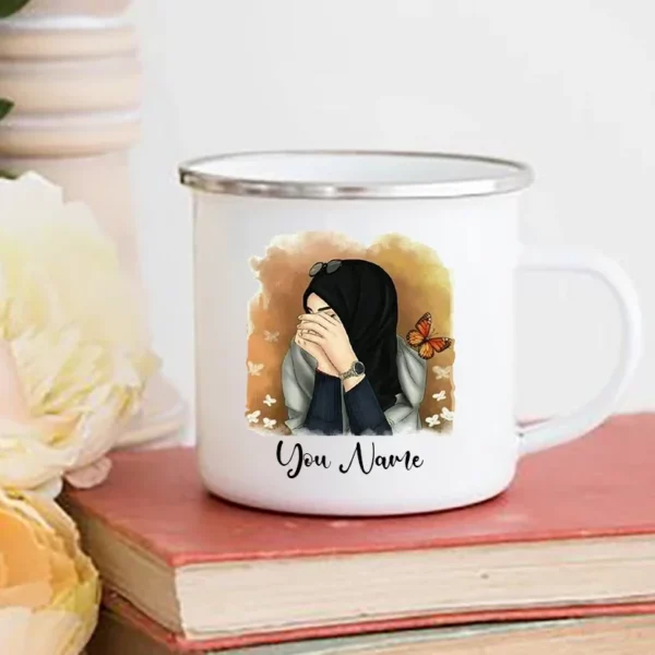 Personalized mug with girl in hijab. - Image 15