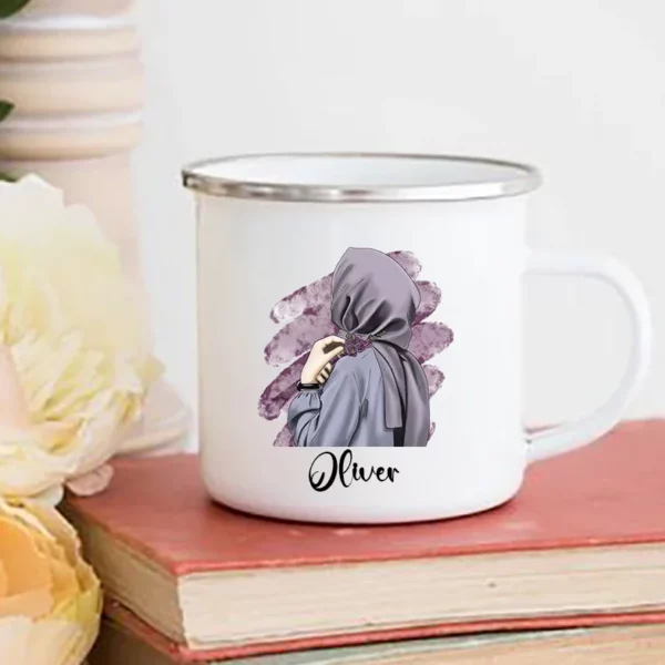 Personalized mug with girl in hijab. - Image 4