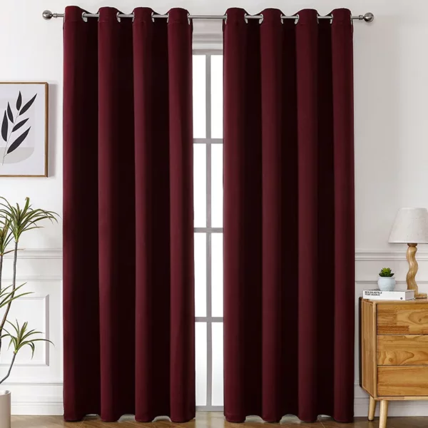 Solid Color Blackout Curtains – Image 8
