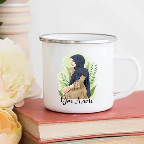 Personalized mug with girl in hijab. - Image 17