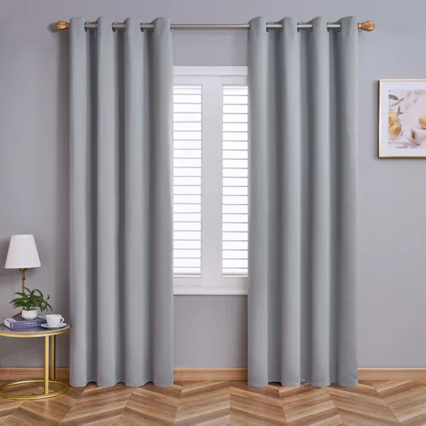 Solid Color Blackout Curtains – Image 12