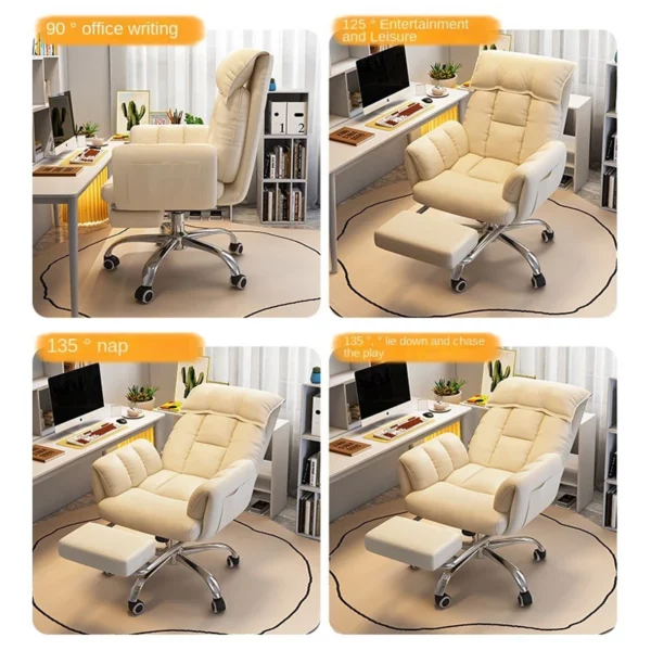 Chaise de bureau ergonomique ajustable. – Image 5