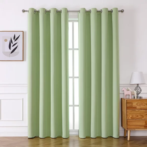Solid Color Blackout Curtains – Image 10