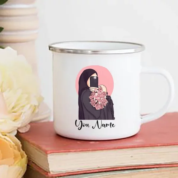 Personalized mug with girl in hijab. - Image 23